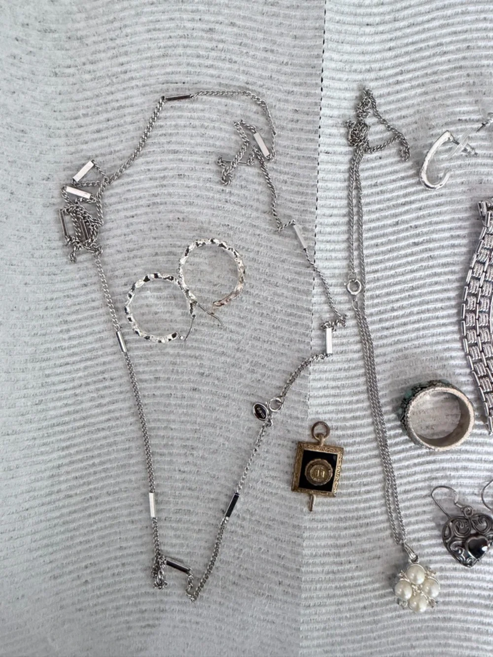 All. Jody Crystal Silver-Tone Heart Locket Pendant Necklace - Silver